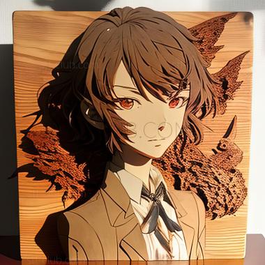 3D мадэль Чиаки Омигава из Bungo Stray Dogs (STL)